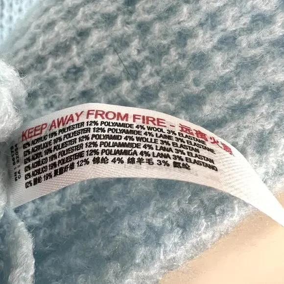 Intimately Free People Cozy Pullover Dress V-Neck Light Blue XS SMALL Knit - Picture 5 of 6